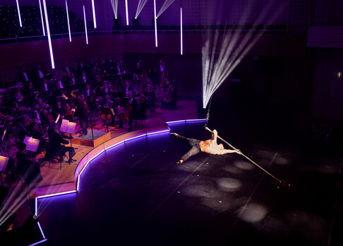 "ALIVE" A Circus Symphony 2022 - Artem Lyubanevych: Aerial Pole | © Obrasso Concerts
